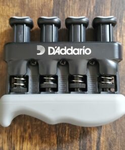 D'Addario Accessories Hand Exerciser–Improve Dexterity and Strength in Fingers, Hands, Forearms- Adjust Tension Per Finger– Simulated Strings Help Develop Calluses- Comfortable Conditioning Varigrip Only(Original) 42 71O3e RXs2L