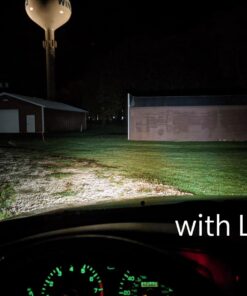 AUTOFEEL Led Light Bar-7 inch Led Pods Light with 5500LM 6500K White Lighting, 2Pcs 60W Flood Spot Fog Beam Combo for Off Road Driving/Night Driving, Compatible with Truck ATV Boat SUV Motorbike 55 71O3zCgNArL