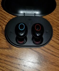 kurdene Bluetooth Wireless Earbuds, S8 Deep Bass Sound 38H Playtime IPX8 Waterproof Earphones Call Clear with Microphone in-Ear Bluetooth Headphones Comfortable for iPhone, Android Small Black 34 71O49PhTp5L