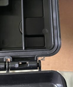 Sheffield 12629 Field Box, Ammo Storage Can and Water Resistant Ammo Can, Bullet Case Designed for Pistol, Rifle, or Shotgun Ammo Storage, Stackable and Lockable Ammo Box, Made in The USA, Black 65 71O4Eg7PcCL