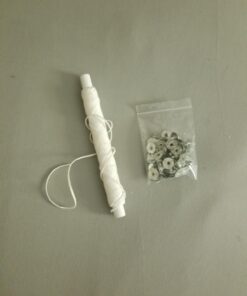 Cozyours Braided Candle Wick Spool 100ft, Metal Sustainer Tabs 100 pcs 100 ft spool 28 71O4kUVG7zL