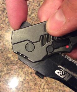 Smith & Wesson SWMP4LS 8.6in S.S. Assisted Folding Knife with 3.6in Serrated Clip Point Blade and Aluminum Handle for Outdoor Tactical Survival and EDC , Black 41 71O5BVoS8bL 1