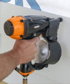 Freeman PCN65 Pneumatic 15 Degree 2-1/2" Coil Siding Nailer with Adjustable Metal Belt Hook Gun 25 71O5FWrMNsL