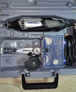 Dremel 4000-2/30 Variable Speed Rotary Tool Kit - Engraver, Polisher, and Sander- Perfect for Cutting, Detail Sanding, Engraving, Wood Carving, and Polishing- 2 Attachments & 30 Accessories 4000 Rotary Tool + 32 Accessories 50 71O6mVjoI L