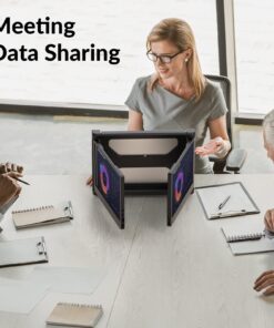 WESTHOD 12" Laptop Monitor Extender, Portable Monitor for Laptop HDMI USB C Screens Extender FHD 1080P, Plug-Play Tri-Screen for 13”-16” Laptops 68 71O6mbXcB3L