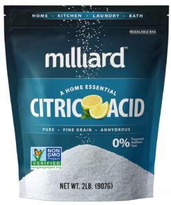Milliard Citric Acid - 100% Pure Food Grade Non-GMO Project Verified (2 Pound) 2 Pound 37 71O8sJpBw4L