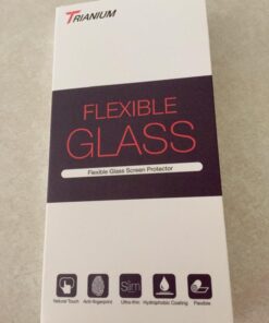 Trianium 2 Pack Screen Protector Designed for Apple iPhone SE 2020 2ND Generation, iPhone 8, iPhone 7 & 6/6s 0.2mm Fiber Flexible Glass Screen Protector/Case Friendly - Pack of 2 35 71OAFm wpL