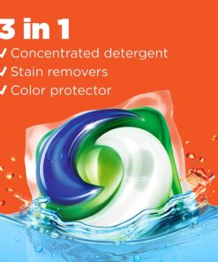 Tide Pods Laundry Detergent, Clean Breeze, 57 Pacs Capsules, 46 Ounce 12 71OAlZxkELL