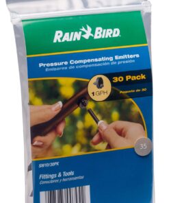 Rain Bird SW10-30PS Drip Irrigation Spot Watering Dripper/Emitter, 1 Gallon Per Hour, 30-Pack 1 GPH Barbed 14 71OAuqRzjVL