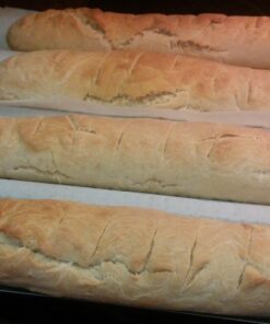 AMAGABELI GARDEN & HOME Nonstick Perforated Baguette Pan 15" x 13" for French Bread Baking 4 Wave Loaves Loaf Bake Mold Toast Cooking Bakers Molding 4 Gutter Oven Toaster Pan Cloche Waves Silver 4 Slots 34 71OB5cArrXL