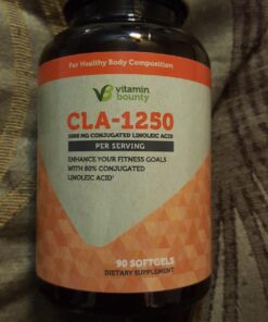 Vitamin Bounty CLA 1250mg - Conjugated Linoleic Acid, CLA for Women and Men, CLA Pills, CLA Capsules, Non Stimulating & Premium Quality - 90 Softgels 24 71OBADxcL
