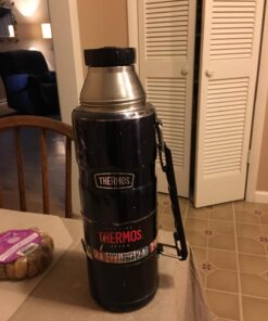 THERMOS Stainless King Vacuum-Insulated Beverage Bottle, 40 Ounce, Blue 42 71OBLz0w6jL