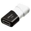 PNY Compact Attaché 32GB USB 2.0 Flash Drive - Black/White - P-FD32GCOM-GE WHITE/BLACK 12 71OBM92Gd3L