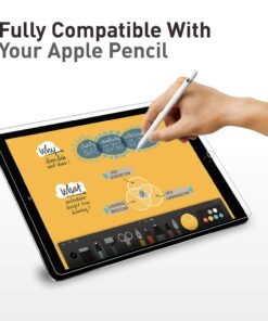 SEVROK 2-Pack Tempered Glass Screen Protector for iPad (9.7-Inch,2018/2017 Model,6th/5th Generation),iPad Air 1, iPad Air 2, iPad Pro 9.7-Inch, Apple Pencil Compatible, Case Friendly 23 71OBt3XsjYL