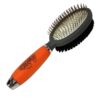 Professional Double Sided Pin & Bristle Brush for Dogs & Cats by GoPets Grooming Comb Cleans Pets Shedding & Dirt for Short Medium or Long Hair 50 71OCRMp86TL