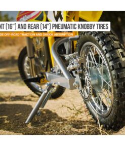 Razor MX650 Dirt Rocket Off-Road Motocross Bike – 36V Electric Ride-On, Up to 17 mph, Dual Suspension, Hand-Operated Dual Brakes, Twist Grip Throttle, Authentic Bike Geometry 29 71ODB xTo L