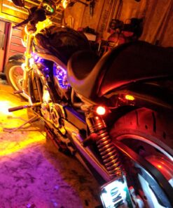 RUPSE 2pcs License Plate Light,12V Waterproof LED Bulb,License Tag Screw Bolt Lamp for Car Motorcycle Truck RV ATV Bike (White) White 46 71ODO3836YL