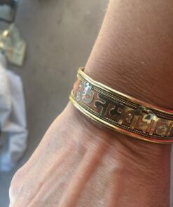 DharmaObjects Tibetan Three Metal Healing Mantra Yoga Devotional Bracelet Om Namah Shivaya - 1 16 71ODiWlXliL