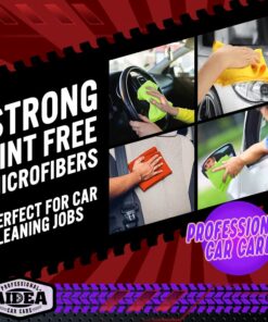 AIDEA Microfiber Cleaning Cloths-50 Pack, Premium All-Purpose Car Cloth, Lint Free Dust Cloth Cleaning Rags, Absorbent Cleaning Towel for Cars, SUVs, House, Kitchen, Window, Gifts(12in.x12in.) 21 71OE035klLL