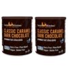 Castle Kitchen Classic Caramel Dark Chocolate - Dairy-Free, Vegan Premium Hot Chocolate Mix - Just Add Water - 14 oz (Pack of 2) Caramel 2 Pack 14 Ounce (Pack of 2) 14 71OE5jEWscL