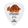 JIM DUNLOP Wedge, White/Orange, .60mm, 12/Player's Pack ORANGE Picks 22 71OEINk4InL