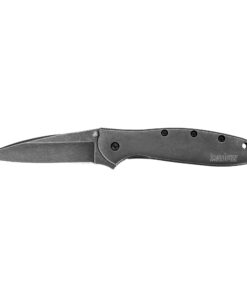 Kershaw Leek BlackWash Folding Pocketknife, 3" 14C28N Stainless Steel Blade, Assisted Opening Folding EDC 36 71OFCDW29OL