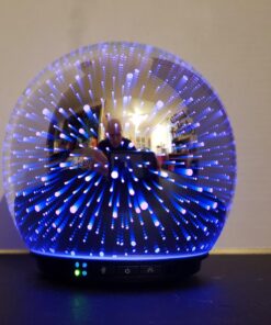 Aroma Outfitters 3D Galaxy Ultrasonic Glass Aromatherapy Diffusers | Aromatherapy Diffuser That Purifies Air | Aromatherapy Oils Humidifier with Amazing LED Lights | Home Essentials | 3D Glass 200ml 39 71OFTFD2AL