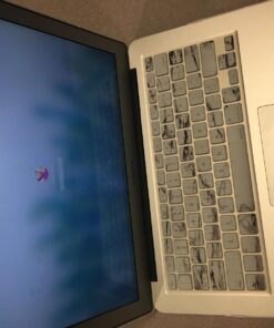 MOSISO Compatible with MacBook Air 13 inch Case (Models: A1369 & A1466, Older Version 2010-2017 Release), Plastic Pattern Hard Shell Case & Keyboard Cover & Screen Protector, White Marble 57 71OGDjrIbUL