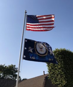 American Flags for Outside 3x5 - USA Flag Co. American Flag 3x5 Heavy Duty Outdoor Made in USA with Embroidered Stars and Sewn Stripes, This US Flag is an American Made Flag 3 by 5 Foot 43 71OGFlg0dGL