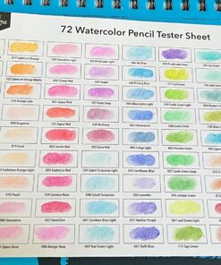 Castle Art Supplies 72 Watercolor Pencils Set | Vibrant Pigments for Blending, Drawing and Painting | For Adults, Hobbyists and Professionals I Protected and Organized in Presentation Tin Box 27 71OGbNcskTL
