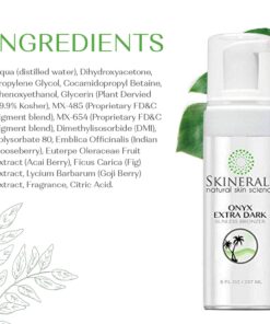 Skinerals Onyx Tanner Mousse - Natural and Organic -Self Tanner Foam, Sunless Tanner, Natural Self Tanner Mousse, Tanning Foam Self Tanner (8oz) 29 71OIOXMsmeL