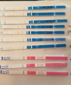 Clinical Guard 40 Ovulation Test Strips and 10 Early Pregnancy Test Strips Combo Rapid HCG Test Fertility Ovulation Predictor Kit 50 Count (Pack of 1) 65 71OIbUEhxL