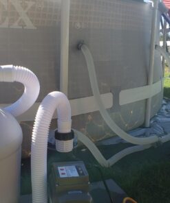 XtremepowerUS 3,100GPH Swimming Pool 16" Sand Filter 3/4 HP Pool Pump w/ Timer 15,000GAL Above Ground Pool Set 16" Sand Filter W/ Pump 40 71OIyOYfayL