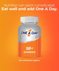 One A Day Women’s 50+ Multivitamins, Supplement with Vitamin A, Vitamin C, Vitamin D, Vitamin E and Zinc for Immune Health Support, Calcium & More , Tablet, 175 Count 175 Count (Pack of 1) 19 71OJxdjCxrL