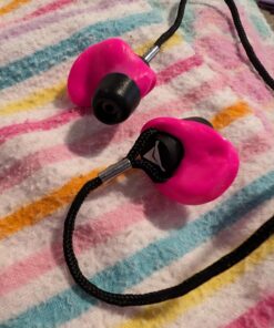 Decibullz - Custom Molded Earplugs, 31dB Highest NRR, Comfortable Hearing Protection for Shooting, Travel, Swimming, Work and Concerts (Pink) Pink 26 71OK3KQom6L