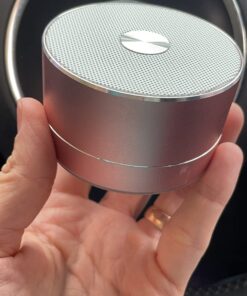 LENRUE A2 Portable Wireless Bluetooth Speaker with Lights and Lanyard,5W Mini Small Metal Speakers Bluetooth 5.0/Aux-in for iPhone Android Home Outdoor, Birthday for Women/Girls Rose Gold 40 71OKCNT9LXL