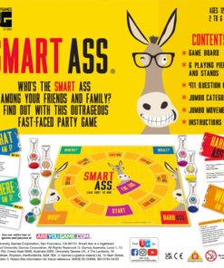 University Games | Smart Ass Trivia The Ultimate Who, What, Where Party Game , for Families and Adults Ages 12 and Up and 2 to 6 Players 31 71OKD50Op6L