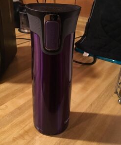 Contigo West Loop Stainless Steel Vacuum-Insulated Travel Mug with Spill-Proof Lid, Keeps Drinks Hot up to 5 Hours and Cold up to 12 Hours, 20oz Violet 42 71OLDoknIoL