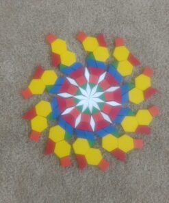 Melissa & Doug Pattern Blocks and Boards - Wooden Classic Toy With 120 Solid Wood Shapes and 5 Double-Sided Panels, Multi-colored - STEAM Animals, Tangrams Puzzle For Kids Ages 3+ Standard 58 71OMRN39l L