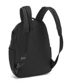 Pacsafe Metrosafe LS350 15 Liter Anti Theft Laptop Daypack/Backpack - with Padded 13" Laptop Sleeve, Adjustable Shoulder Straps, Patented Security Technology, Black Pacsafe Metrosafe Ls350 Anti-theft 15l Travel Backpack - Black 24 71OMorqLxZL