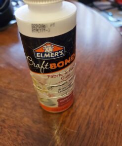 Elmer's E431 Craft Bond Fabric and Paper Glue, 4 oz, Clear 21 71ON1s70peL