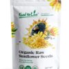 Organic Sunflower Seeds, 8 Ounces – Hulled, Raw, Non-GMO, Dried Kernels, Unsalted, Kosher, Vegan, Keto, Paleo, Sirtfood, Bulk, Low Sodium Nuts, Good Source of Protein, Vitamins E, B7 0.5 Pounds