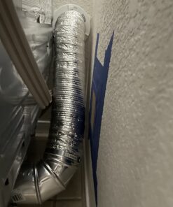 Dryer Dock The Original Dryer Vent Quick Release - Two-Piece Dryer Hose Quick-Connect, Twist & Lock Tight, Fits 4 Inch Tubes,White 49 71OOdXH8fGL