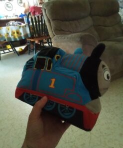 Jay Franco Thomas & Friends Plush Stuffed Toddler Pillow Buddy-Kids Super Soft Polyester Microfiber, 15 inch (Official Mattel Product), Thomas 25 71OPrp b5RL