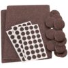 SoftTouch 4760495N Self-Stick Furniture Pads & Felt Bumper Combo Pack, 102 Pieces, Brown, Count 12 71OPxdDAZvL