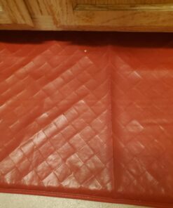 Sweet Home Collection Memory Foam Anti Fatigue Kitchen Floor Mat Rug, Diamond Red, 30" x 18" 8 71OQPny NL