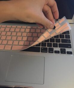 MOSISO Compatible with MacBook Air 13 inch Case (Models: A1369 & A1466, Older Version 2010-2017 Release), Protective Plastic Hard Shell Case & Keyboard Cover & Screen Protector, Rose Quartz 74 71OQk8ZH1yL