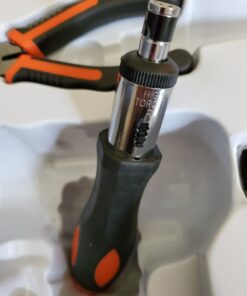 BLACK+DECKER 20V Max Drill & Home Tool Kit, 68 Piece (LDX120PK) 20V Home Tool Kit 64 71OQzF4M1L