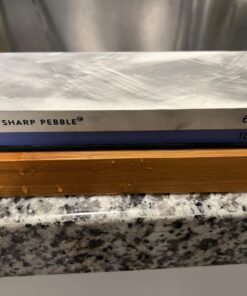 Sharp Pebble Premium Whetstone Knife Sharpening Stone 2 Side Grit 1000/6000 Waterstone- Whetstone Knife Sharpener- NonSlip Bamboo Base & Angle Guide 36 71OR1 FbfkL 1
