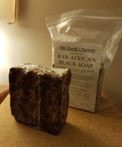Our Earth's Secrets Premium Natural Raw African Black Soap, 3 Pound Unscented 3 Pound (Pack of 1) 24 71ORBZLtqOL